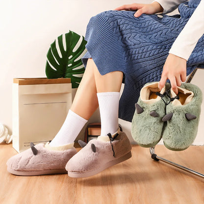 Pantoufles Chauffantes USB en Peluche
