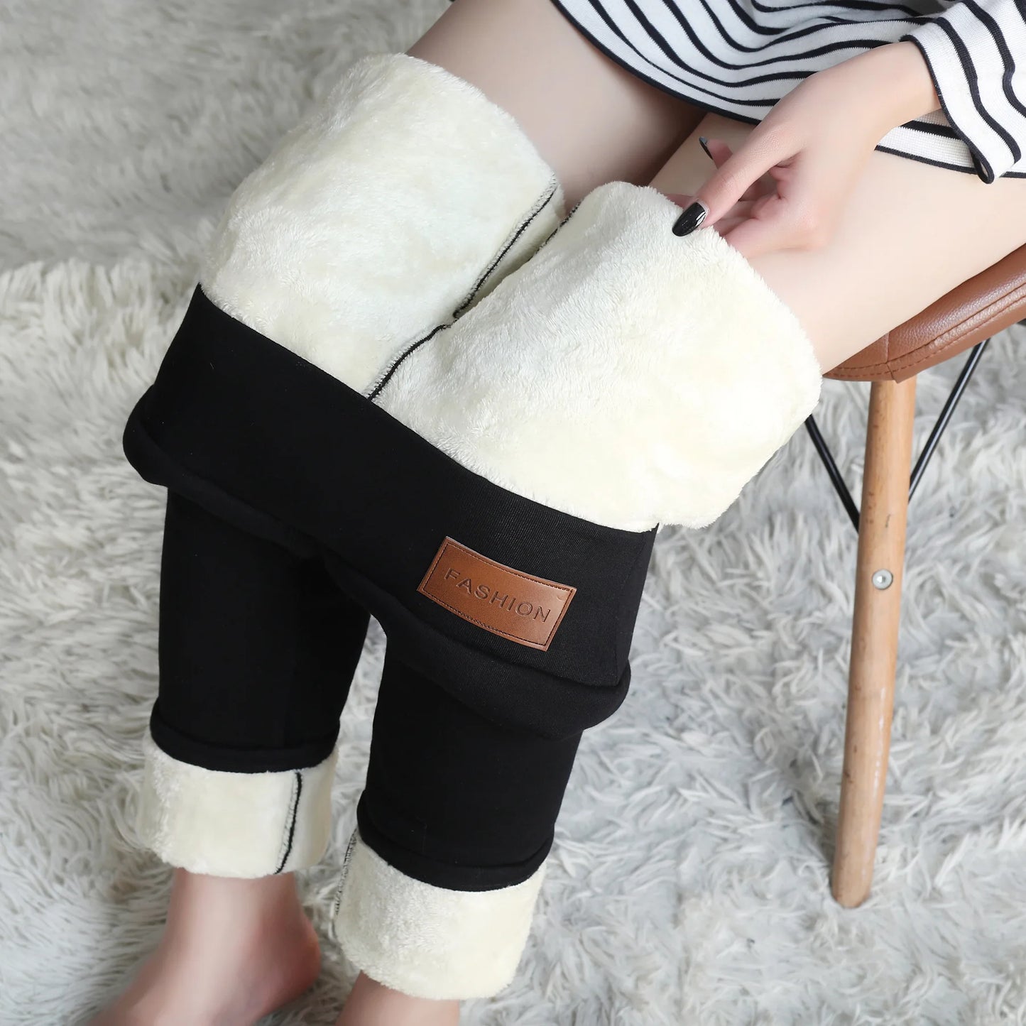 Leggings Thermiques Translucides Femme